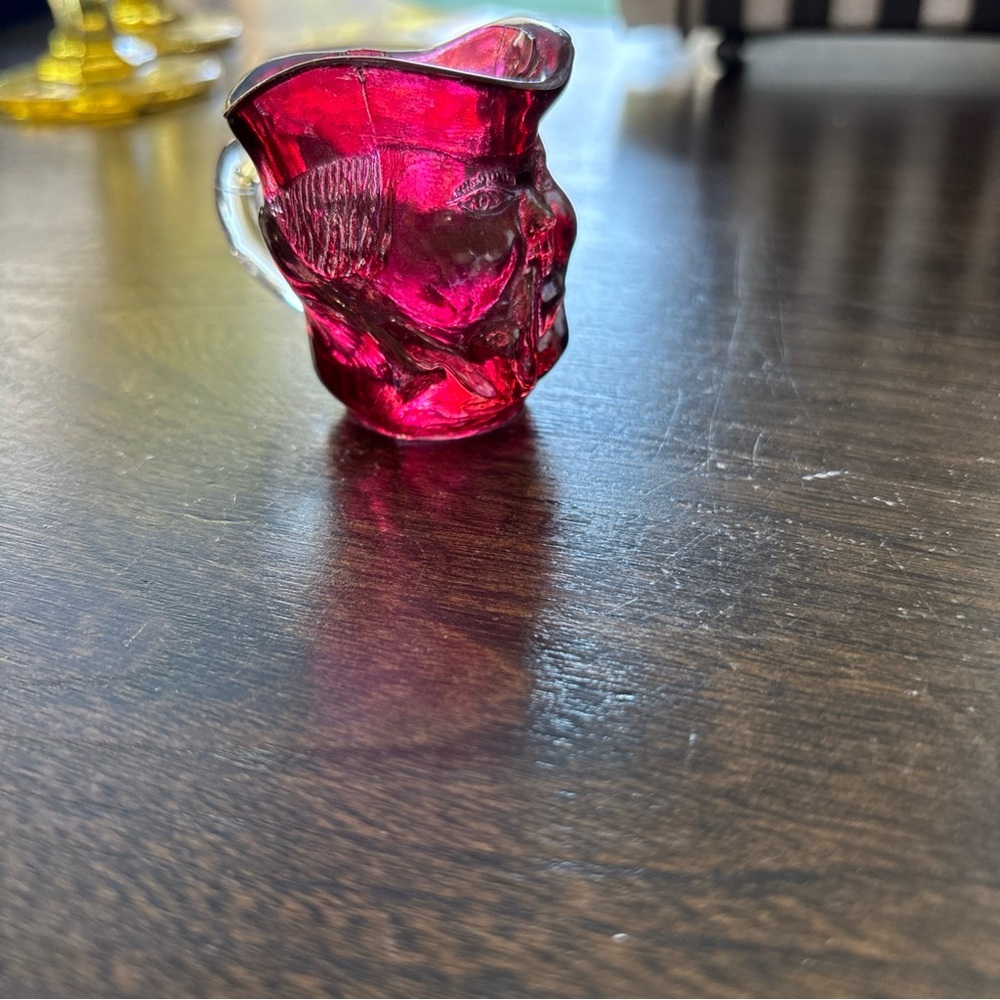 Kanawha glass 2 inch Toby pitcher